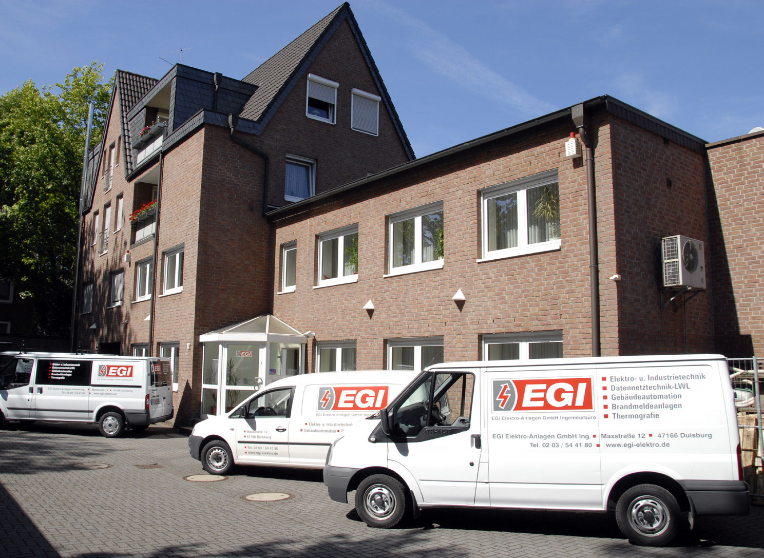 Siedziba firmy EGI w Duisburgu.