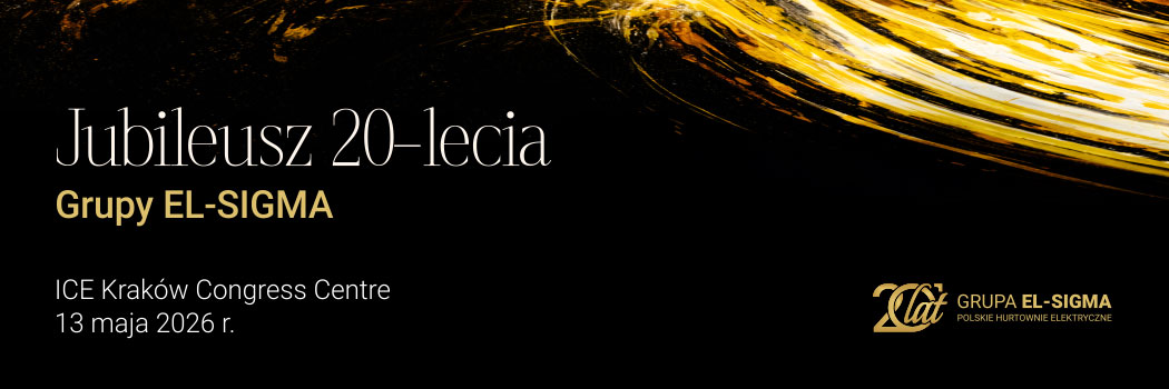 20-lecie EL-SIGMA zostanie uczczone 13 maja 2026 r. w ICE Kraków Congress Centre podczas wieczornej gali z okolicznościowym występem artystycznym i uroczystym bankietem