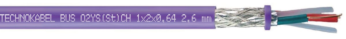 Fot. 3. TECHNOKABEL BUS O2YS(St)CY 1x2x0,64/2,6 mm