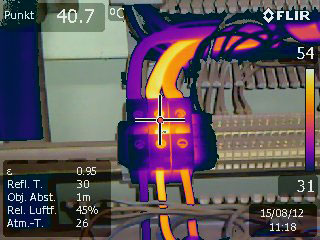 Zdjęcie termowizyjne: Funkcja Thermal Fusion