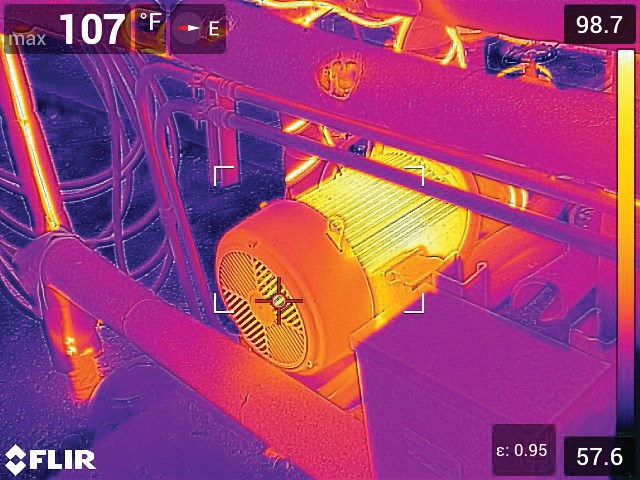 Fot. 3. Termogram silnika elektrycznego – przykład zastosowania Fot. 4.
kamery termografi cznej w przemyśleFot.: FLIR