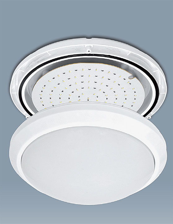 Fot. 1. Panel świetlny zawierający 72 diody LED typu SMD w plafonierach VARNA ECO.