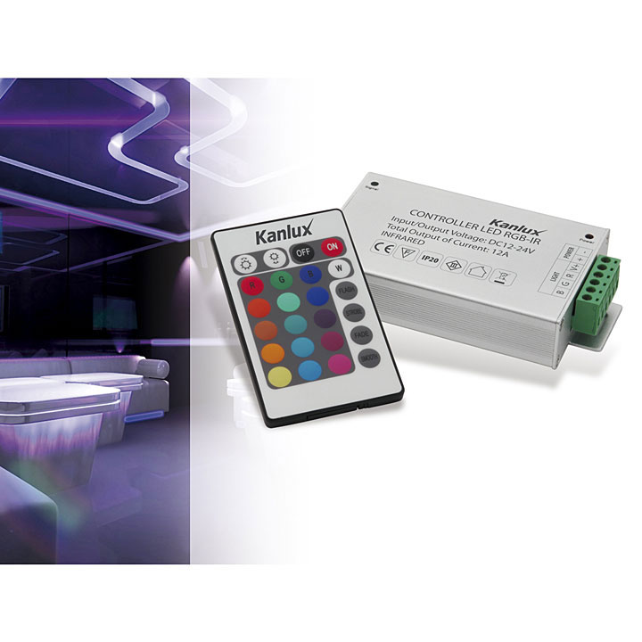 CONTROLLER LED RGB-IR – kontroler do liniowych modułów LED nowość w ofercie Kanlux