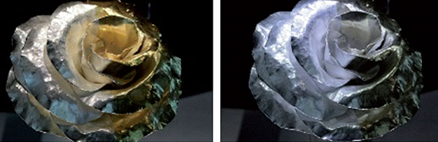 Fot. 5. Oświetlenie diodą LED o różnych temperaturach barwowych.