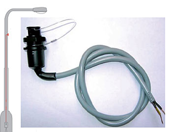 Rys. 3 gniazdo mocowane na słupie