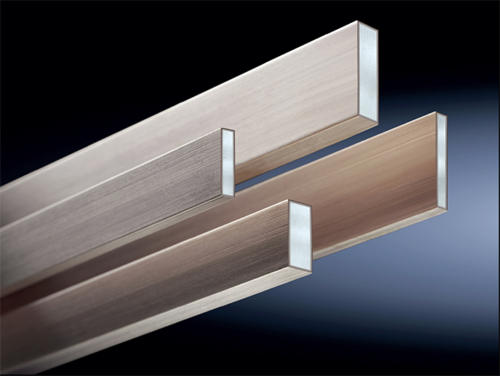 Fot. 3. Jedną z bardziej obiecujących alternatyw dla miedzianych szyn zbiorczych są szyny Cuponal firmy Rittal