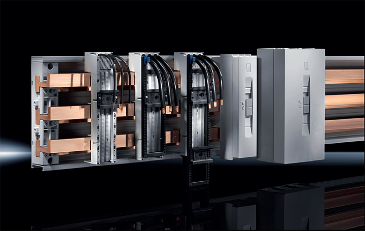 Fot. 9. Szyny zbiorcze 60 mm RiLine60 oferują bezpieczny i elastyczny system rozdziału prądu do montażu w rozdzielniach niskiego napięcia.