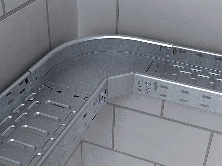 Łuk koryta RB 90 620 FS FS Fot. OBO