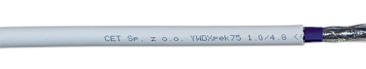 Przewód YWDXpek 75-1,0/4,8