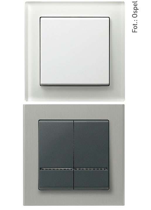 Fot. 2. Szkło bezbarwne i aluminium to materiały i kolory polecane przez OSPEL. Idealnie pasują niemal do każdego wnętrza.