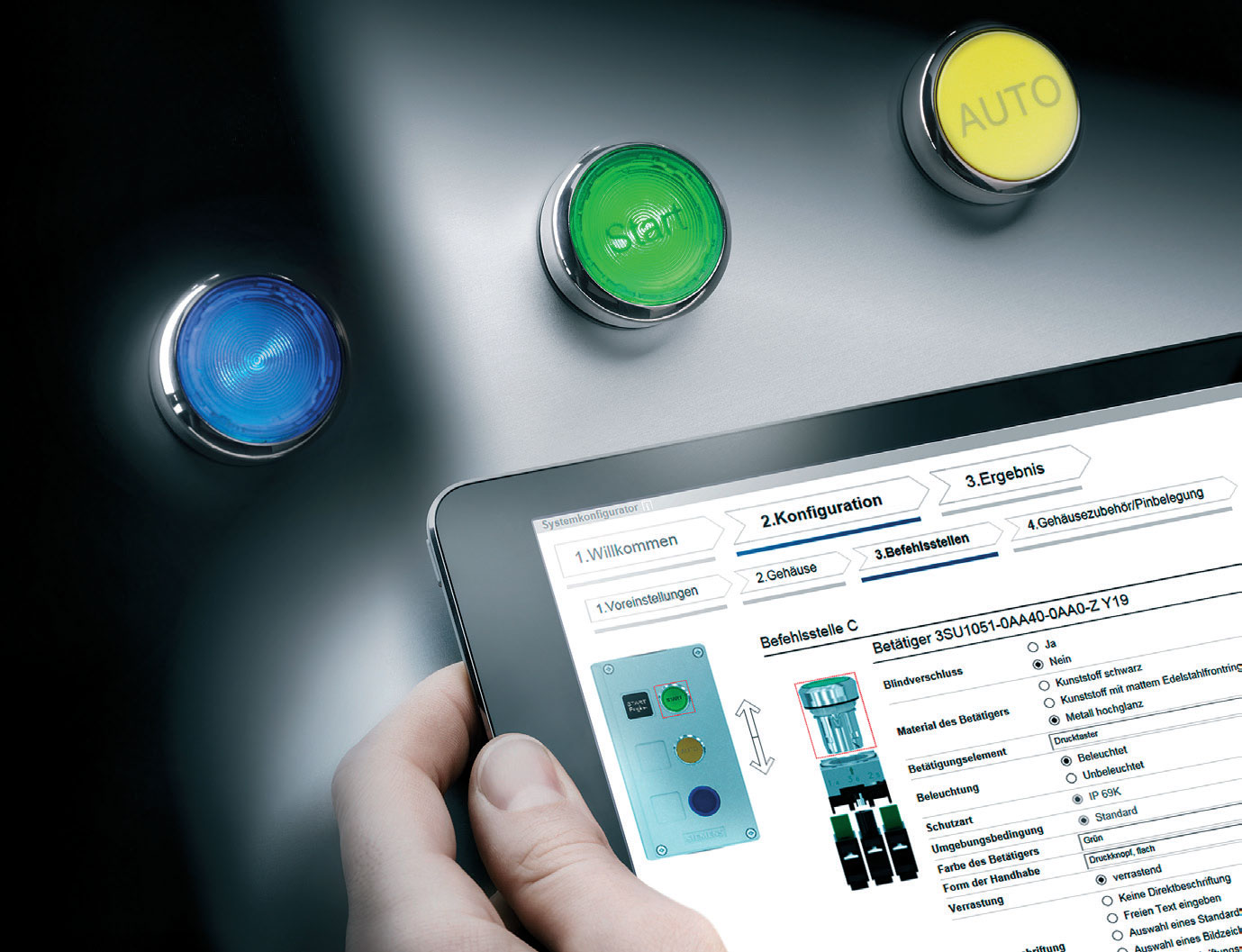 Fot. 6. Konfigurator pozwalający na intuicyjną obsługę przyspiesza dobór i zamówienie
gotowych obudów sterowniczych