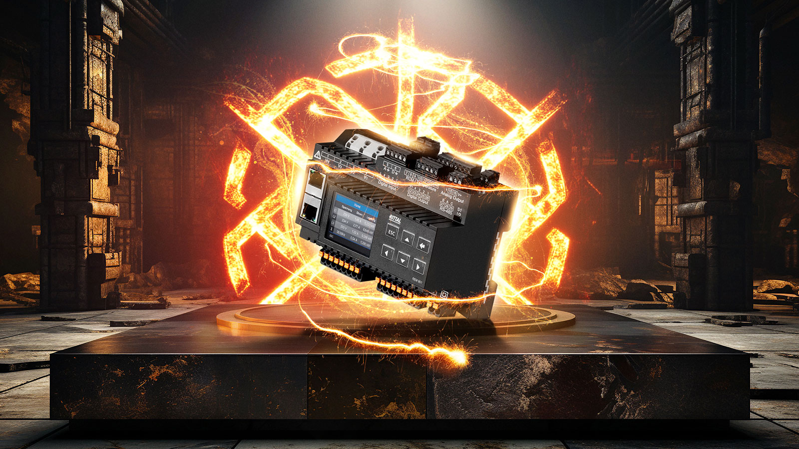 Jedno urządzenie, a tak wiele zastosowań. Analizator sieci Rittal REM 801, który zmienia sposób pracy