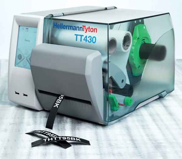 Fot. 3. Nowe technologie druku sprawiają, że opis na znaczniku jest niemal niezniszczalny. Fot.: HELLERMANN TYTON