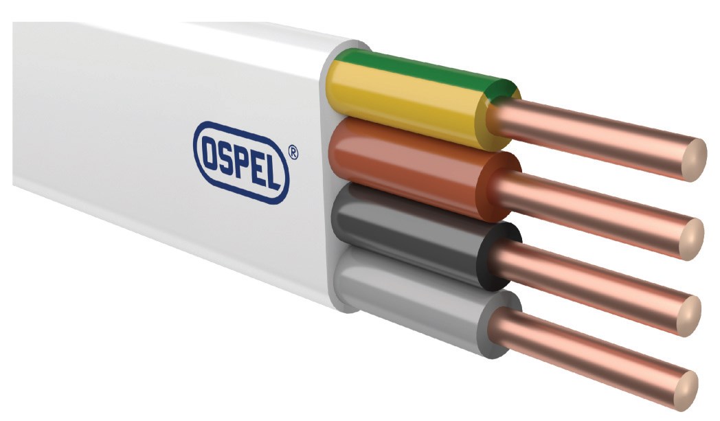 Przewody wielożyłowe o izolacji i powłoce polwinitowej okragłe do układania
na stałe 450/750 V