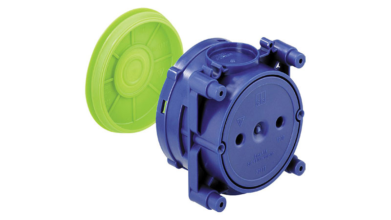 Rys. 2. Puszka płaska do betonu do bardzo cienkich ścian. Fot. SPELSBERG