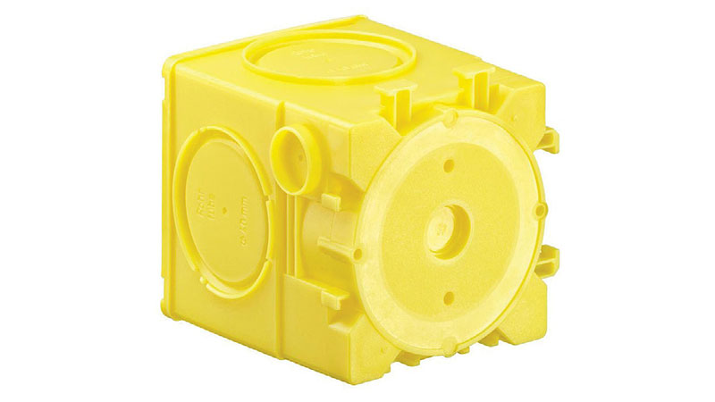 Rys. 4. Puszka rozgałęźna z pokrywą tynkarską. Fot. KAISER