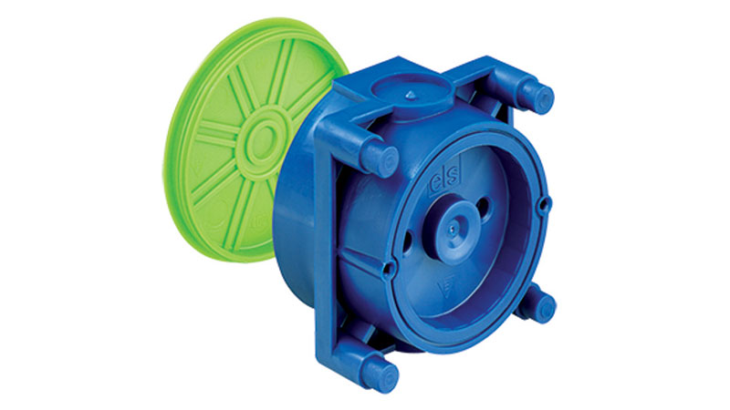 Rys. 6. Puszka stożkowa do betonu, 2-częściowa, można ją stosować również jako puszkę sufitową. Fot. KAISER