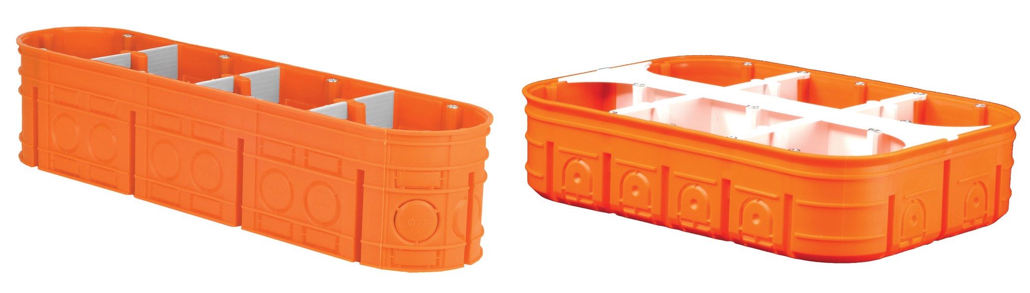 Puszki podtynkowe seria Multiwall. Fot.: SIMET