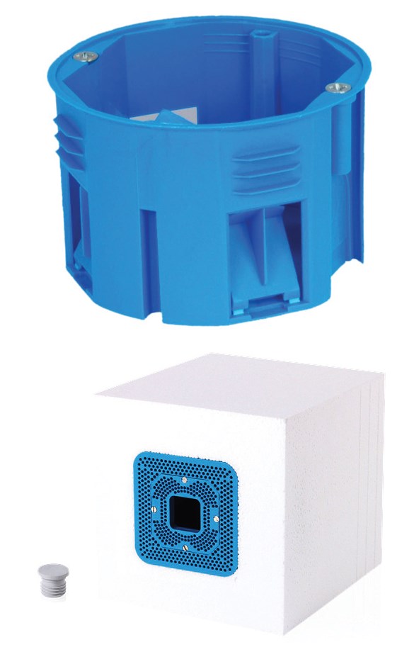 Puszki do ścian ze styropianem