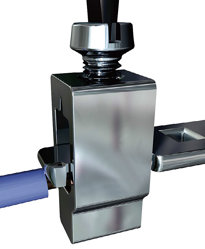 Fot. 12. Uniwersalne złącze - zapewnia dobry
kontakt i umożliwia podłączenie
przewodów wielożyłowych. Fot.: Phoenix Contact