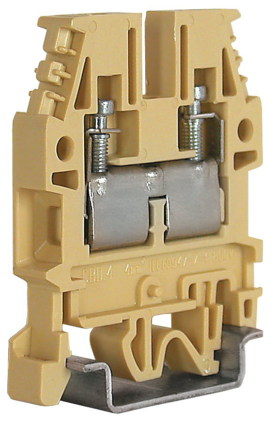 Fot. 6. Złącze śrubowe to sprawdzone
rozwiązanie także do okablowania
o dużych przekrojach przewodów. Fot.: Cabur