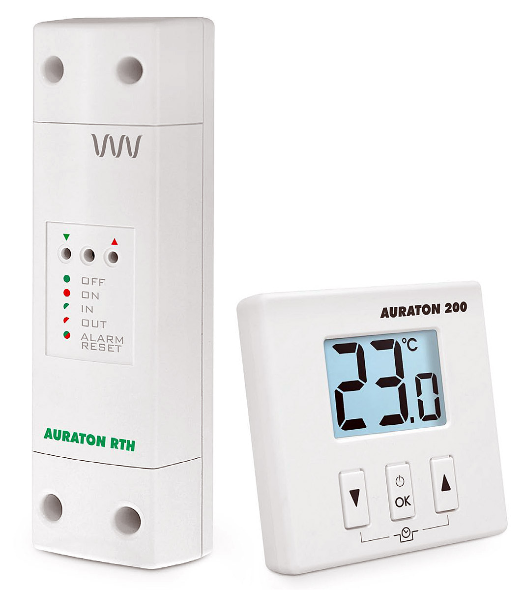Fot. 3. Chyba już do podstawowego wyposażenia systemów kontroli ogrzewania należą
piloty pozwalające na wygodne sterowanie. Fot.: Auraton
