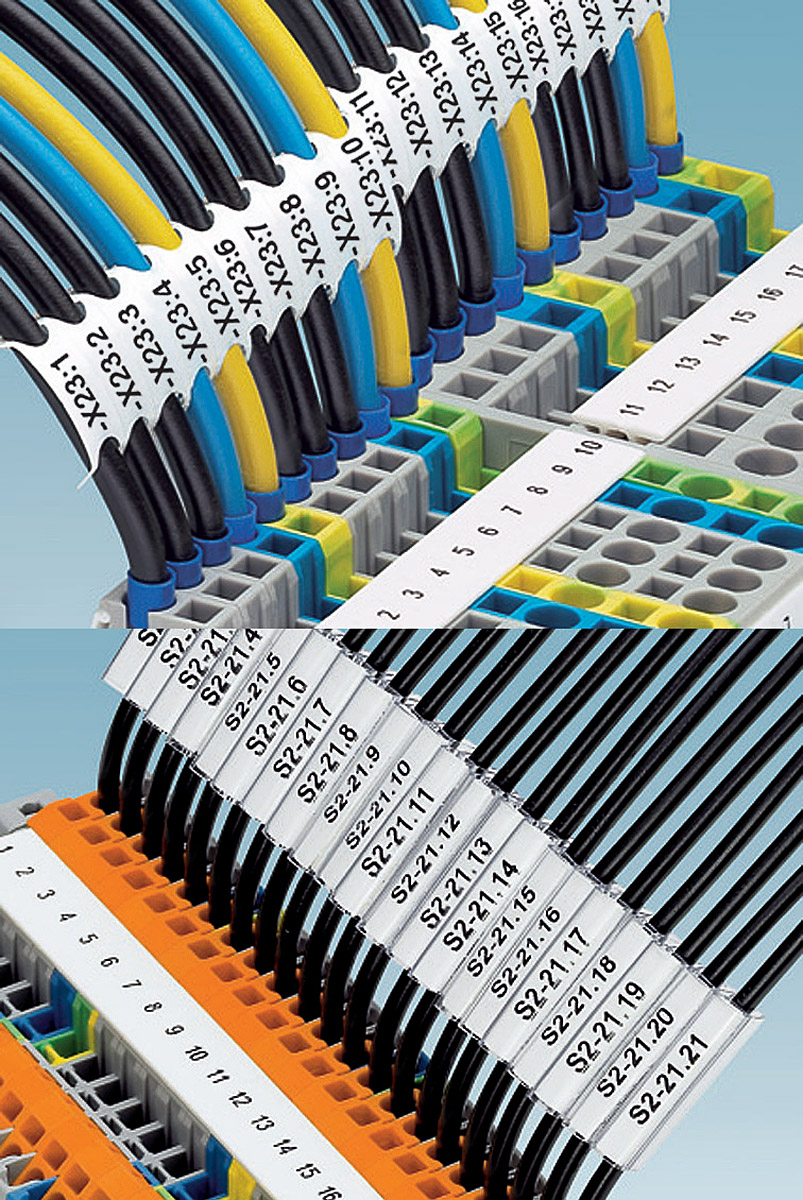 Fot. 3. Forma drabinki ułatwia pobieranie
oznaczników. Fot.: Phoenix Contact