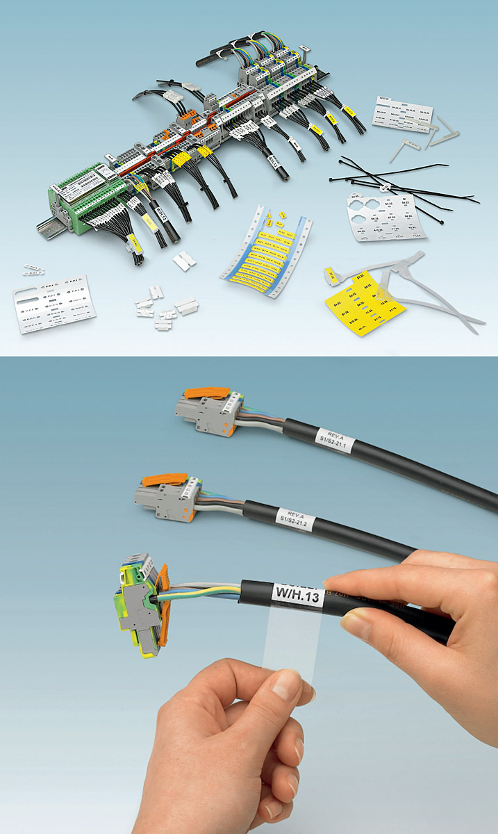 Fot. 8. Wybór kompletnego systemu jednego producenta z pewnością
pozwoli nam na usprawnienie procesu identyfikacji. Fot.: Phoenix Contact