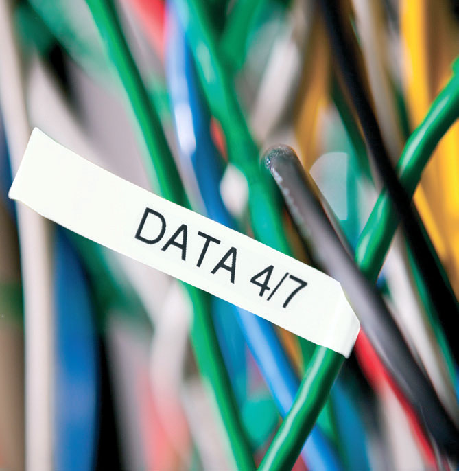 Fot. 8. Technologia druku termotransferowego zrewolucjonizowała branżę
oznaczników. Fot.: Brother