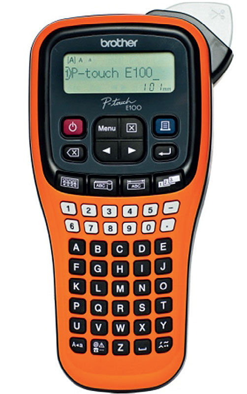 Fot. 9. Przykład lekkiej przenośnej drukarki
etykiet klasy przemysłowej, przeznaczonej dla pracowników zajmujących się utrzymaniem infrastruktury technicznej.