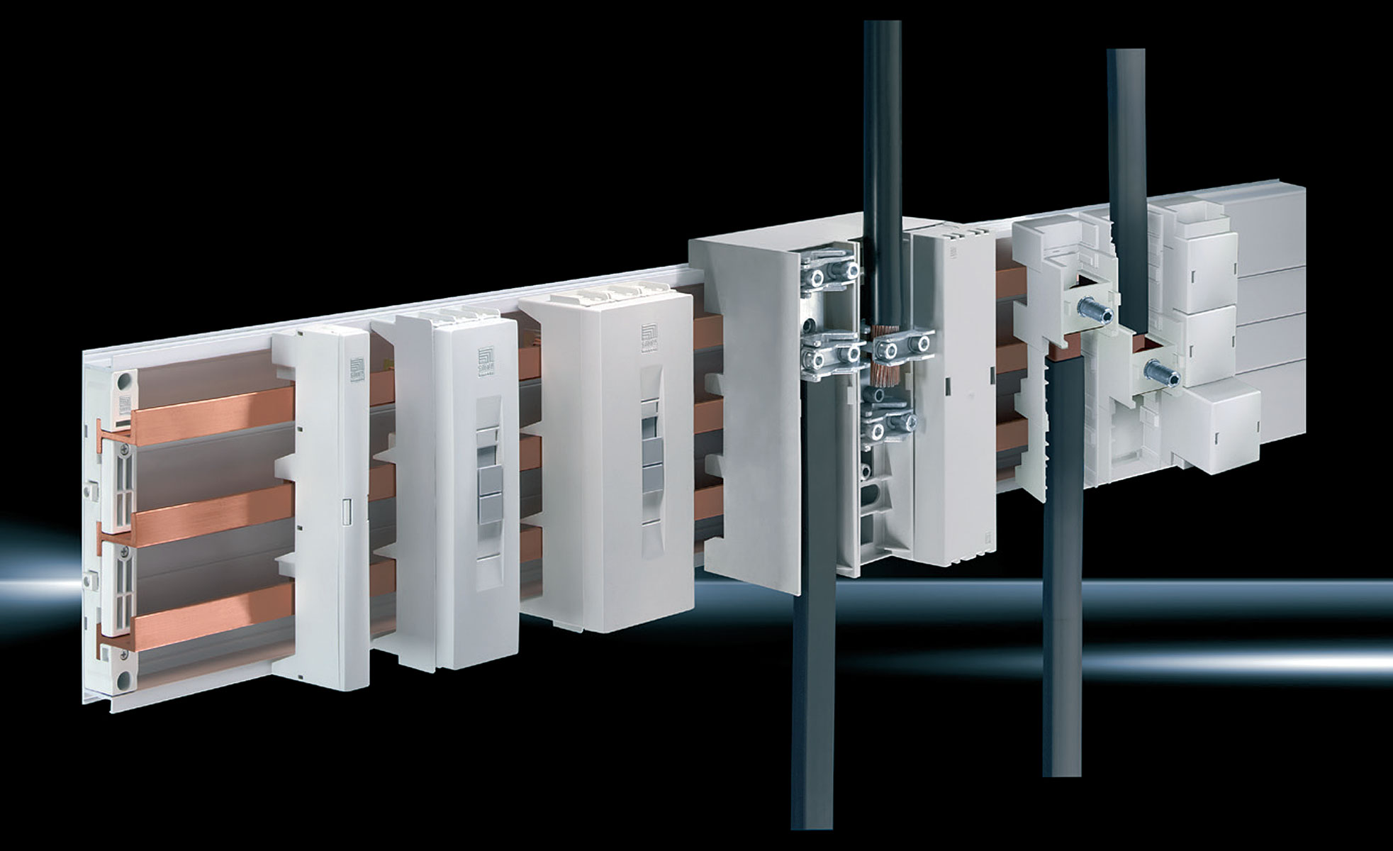 Fot. 6. Szynoprzewody mogą być łączone z tradycyjnymi przewodami. Fot. Ritall