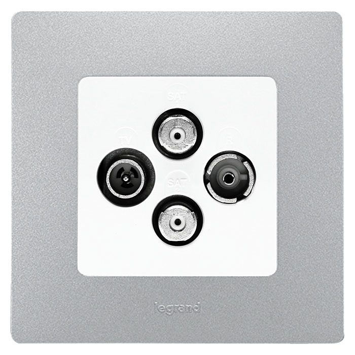 Fot. 5. Gniazdo TV-R-SAT-SAT z wejściem na 2 przewody