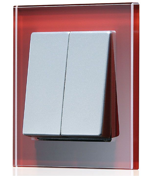 Fot. 2. Eleganckie ramki z barwionego szkła lub duroplastu uzupełnione dopasowanymi kolorystycznie klawiszami.