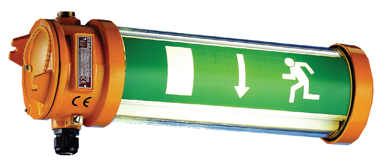 Fot. 2. Oprawa ewakuacyjna do zastosowań przemysłowych. Fot.: AMATECH - AMABUD ELEKTROTECHNIKA
