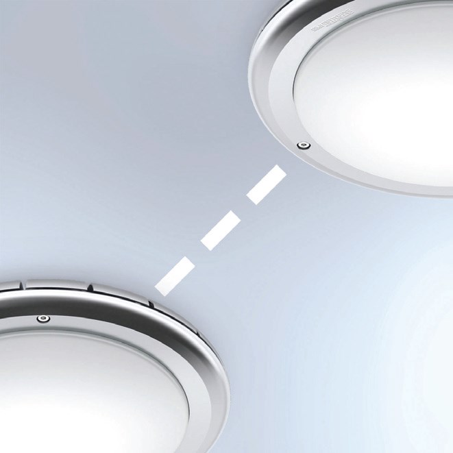 Fot. 8.Komunikacja między oprawami z ukrytymi czujnikami HF Fot.: STEINEL