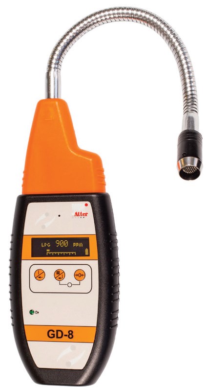 Fot. 4. ALTER S.A – dwugazowy detektor
przenośny GD-8 wykrywa gaz
ziemny i LPG
