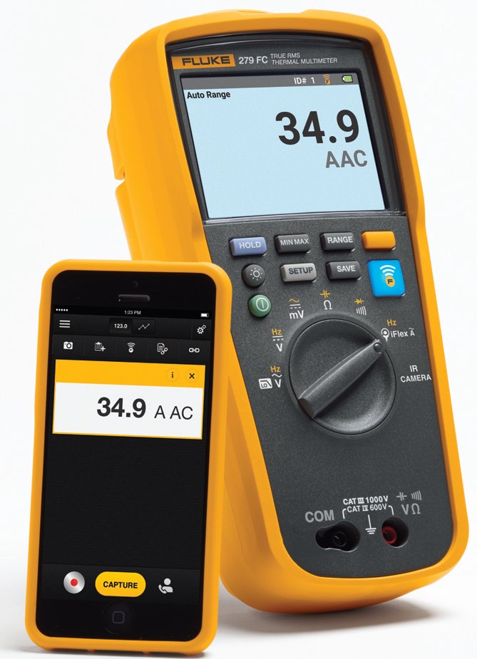 Rys. 3. Przyrząd pomiarowy i aplikacja
mobilna