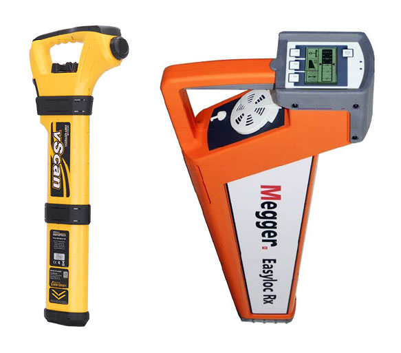 Rys. przykład „lokalizatorów prostych”: lokalizator vScan Rx  i  Easyloc Rx