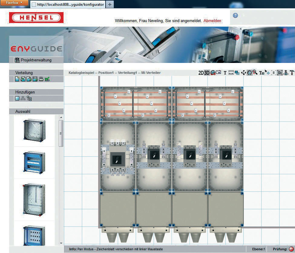 Fot. 3. Aplikacja podpowie nam m.in. w temacie niezbędnych akcesoriów
montażowych. Fot.: HENSEL