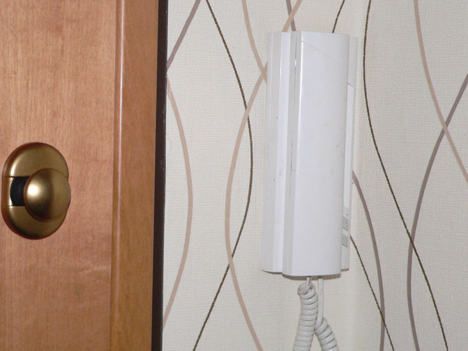 Fot. 4. Unifon w mieszkaniu współpracujący
z panelem z fot. 3. Fot.: Archiwum redakcji