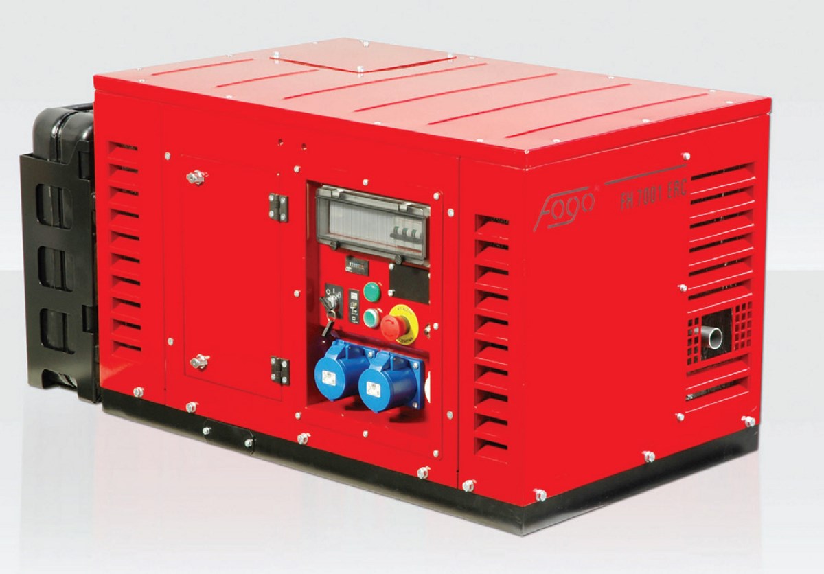 Fot. 2. Niektóre agregaty mają obudowy zapewniające obniżenie poziomu
hałasu. Fot.: FOGO