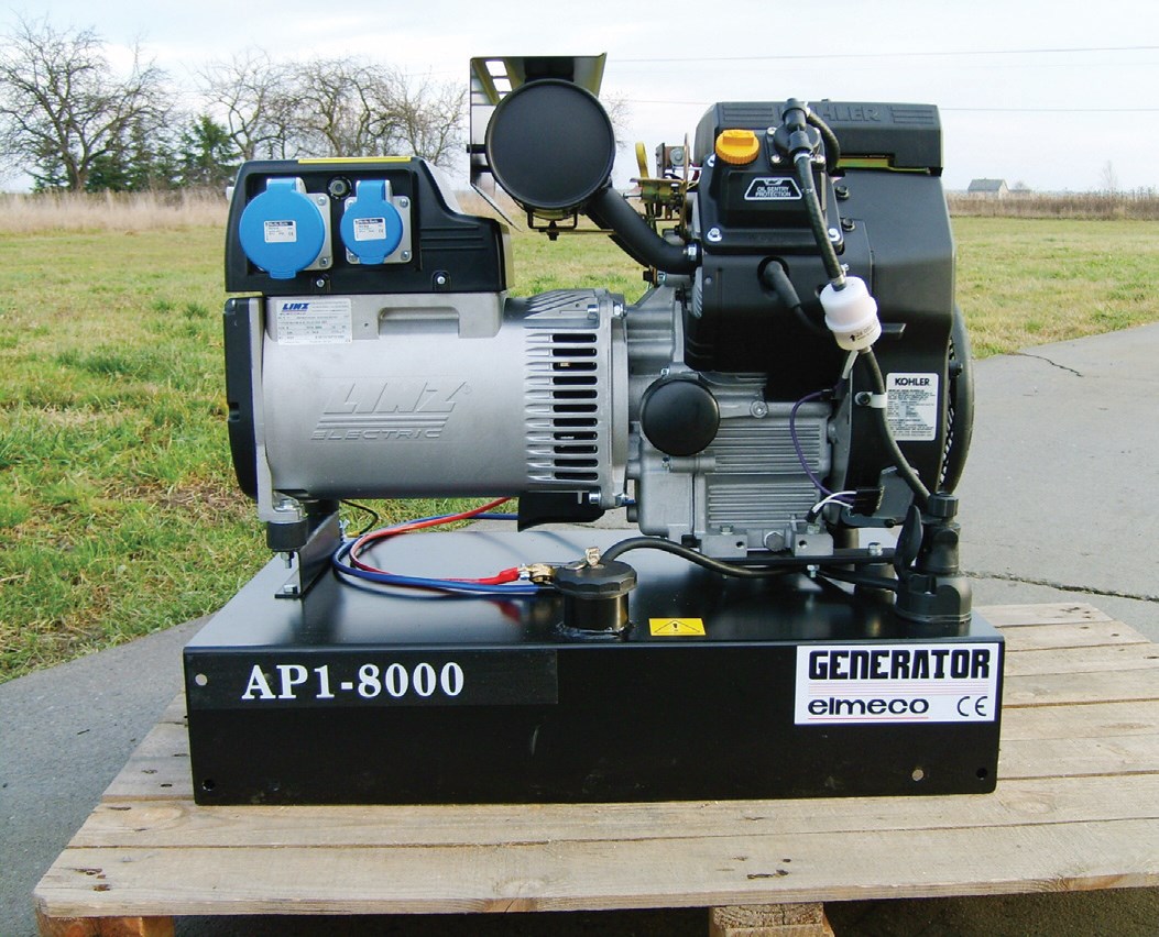 Fot. 5. Agregat prądotwórczy nie obudowany. Fot.: ELMECO