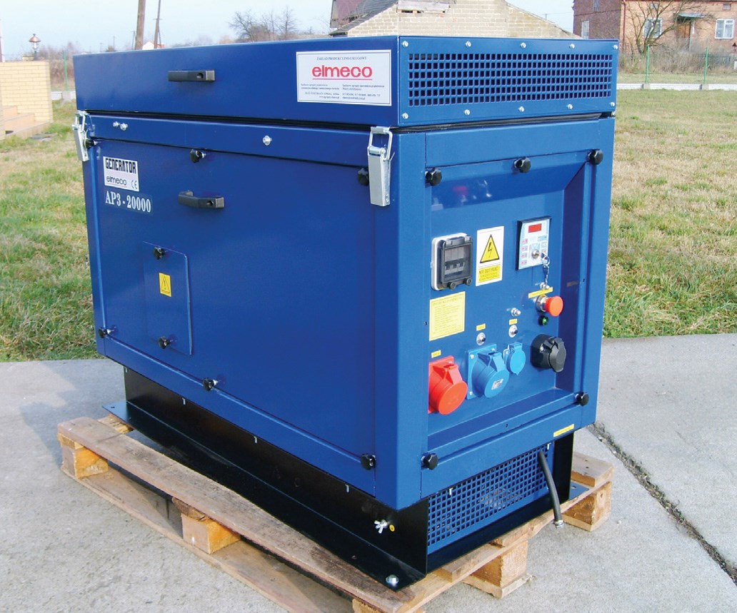 Fot. 6. Agregat prądotwórczy obudowany. Fot.: ELMECO