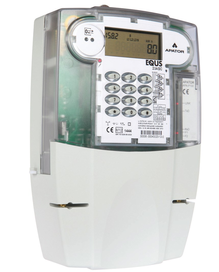 Fot. 2. Nowoczesne liczniki energii elektrycznej to urządzenia
inteligentne bazujące na technologii mikroprocesorowej. Fot.: APATOR