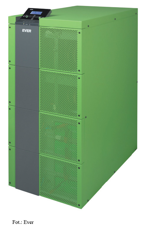 Fot. 6.
W przypadku aplikacji, od których oczekuje się wysokiego poziomu bezpieczeństwa, zastosowanie znajdują układy redundantne (nadmiarowe) systemów UPS.